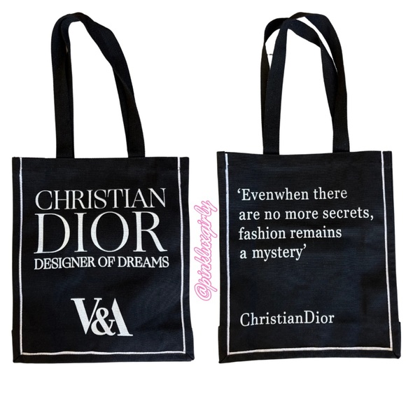 AUTHENTIC Dior x Victoria & Albert Museum Collaboration Bag 🇬🇧 Exhibit Souvenir - Picture 1 of 1